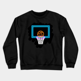 Neon Basketball Crewneck Sweatshirt